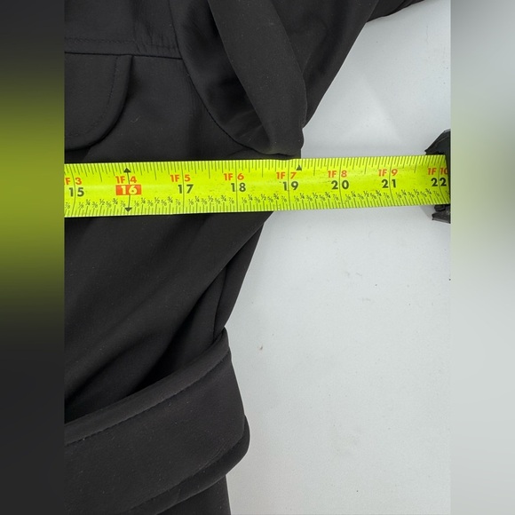 Sebby Belted Women's Zip/Button Hooded Utility Jacket - Picture 6 of 12